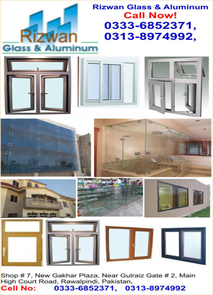 Rizwan Glass & Aluminum Works - Islamabad Rawalpindi